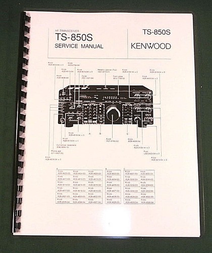 Kenwood 850s service - ts-850s,