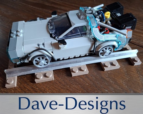 Lego delorean 77256 display - lego,