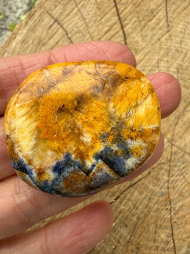 Blue john fluorite - blue,