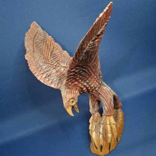 Handmade wooden eagle - handmade,