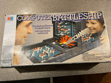 Computer Battleships MB Electronic Board Game Strategy 1977 Rare - needs repair