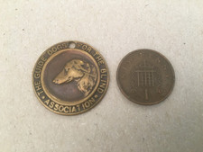 Vintage The Guide Dogs For The Blind Association Collar Tag For Sandy The Dog