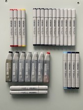 Professional Copic Markers Set with Case Included and Refills for Artists
