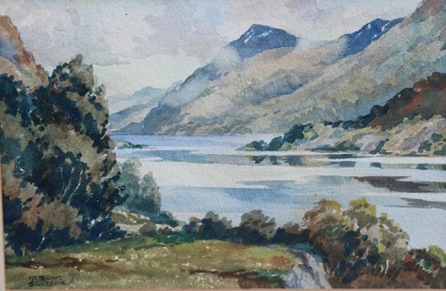 Original painting loch - original,