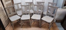 Vintage painted chapel - painted, chairs