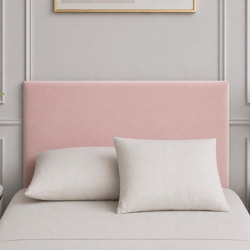 Plain headboard padded plush - plain,