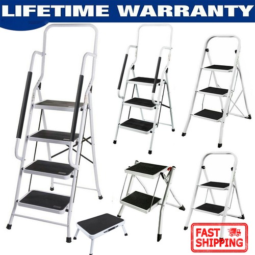 Folding step ladder - folding, non