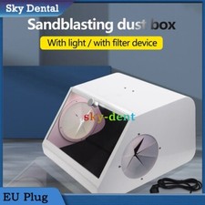 Dental Grinding Polishing Box LED Sandblasting Dust proof Case Lapping Protector