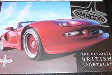 MARCOS MANTIS 4.6L V8 325-500 BHP BROCHURE c.1998 ENGLISH TEXT. RARE EXC