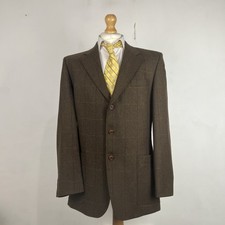 DAKS Tweed Blazer Jacket Men's