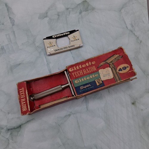 Vintage gillette tech - vintage, safety