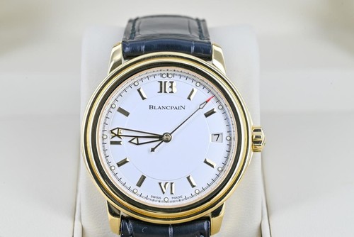 Blancpain leman 18ct yellow - blancpain,