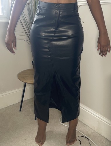Shein women skirt black - black, size