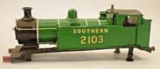 WHITE METAL KIT BUILT 00 ga SOUTHERN RAILWAY E2 LOCOMOTIVE BODY - 2103 GREEN,  j