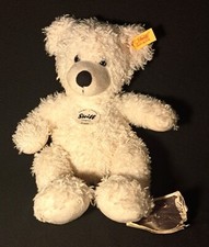 Steiff Original 11 inch Bear Lotte White With Button And Tag