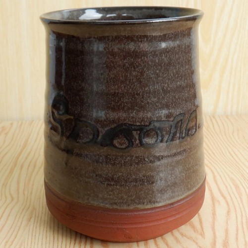 Vintage ceramic spoons holder - vintage,