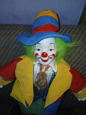 Porcelain Clown Doll 27 Inches