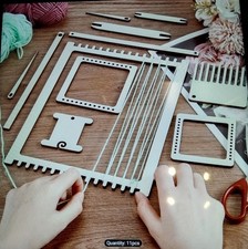 Wooden Weaving Loom Kit 11pcs