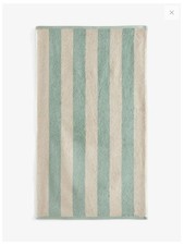 NEXT - Sage green stripe hand