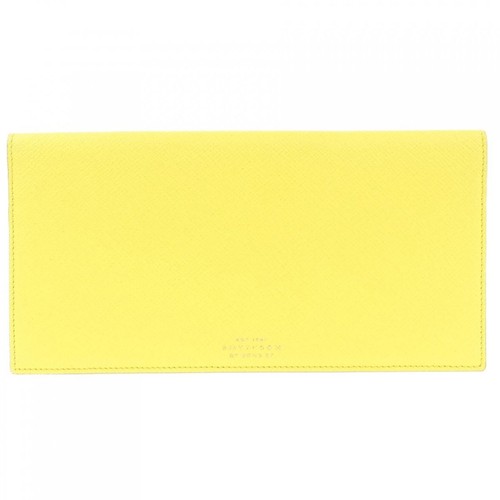 Smythson passport case yellow - smythson,