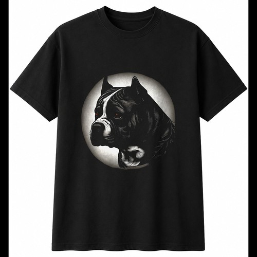 Greyscale american bully with - bully,