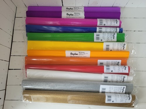 Crepe paper rolls 50x250cm - paper,