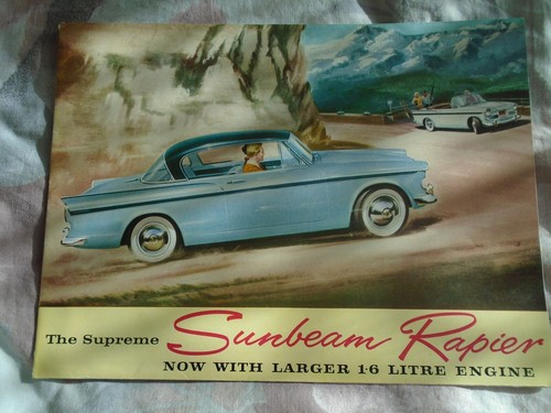 Sunbeam rapier brochure - sunbeam,