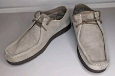 Panama Jack - Men's Beige Suede Boat Shoes - Size UK 8 / EU 42