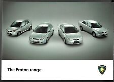 Proton Range 2007-2008 UK Market Sales Brochure Savvy, Satria Neo, GEN-2, Impian