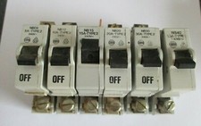 WYLEX NB05 NB10 NB15 NB20 NB32 NB30 NB40 AMP SINGLE POLE TYPE 1 / 2 MCB'S
