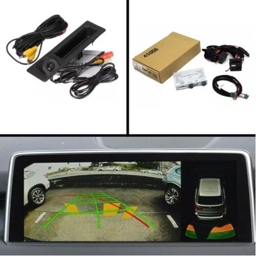 Reverse camera kit fits bmw - reverse,