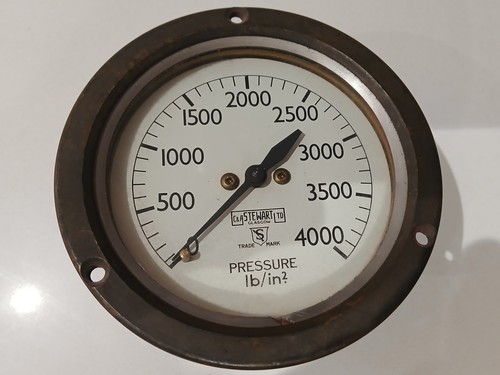 Vintage brass pressure - vintage,