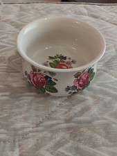 Plant Pot Holder Multicoloured Ceramic Roses Design