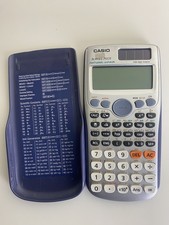 Casio fx-991ES Plus Scientific Calculator Silver With Cover Good Condition 