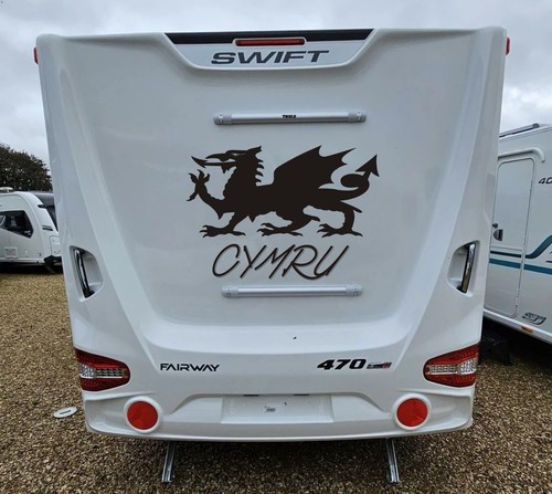 Wales flag cymru van - wales, camper