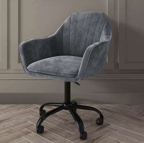 Velvet office chair swivel - velvet,