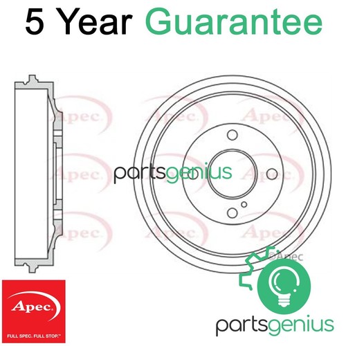 Brake drum rear apec - apec, fits