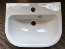 Vitra 5521 Semi Recessed Basin 450mm Wide 1 Tap Hole Brand New (Marked) See pics