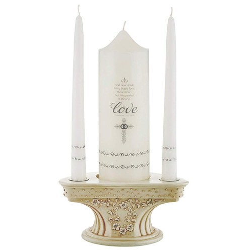 Unity candle holder - holder, wedding
