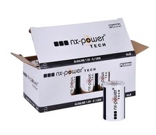 NX Power D Batteries Industrial Alkaline Battery High Capacity Battery LR20 PK10