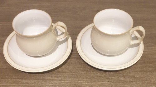 Denby linen cups and - x,