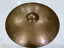 VINTAGE PAISTE GIANT BEAT 24” RIDE WHITE LABEL; PRE SERIAL. BONHAM