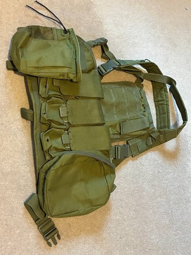 Airsoft olive green - green, chest