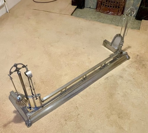Antique chrome fire
