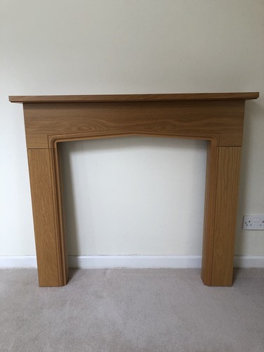 Oak effect fire - oak, surround