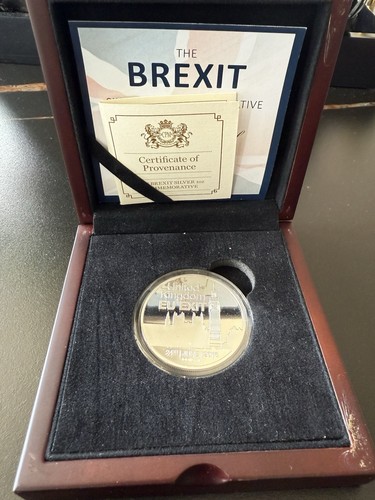 Rare brexit fine silver 1oz - brexit,