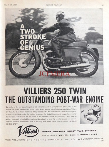 Villiers 250cc twin - villiers,