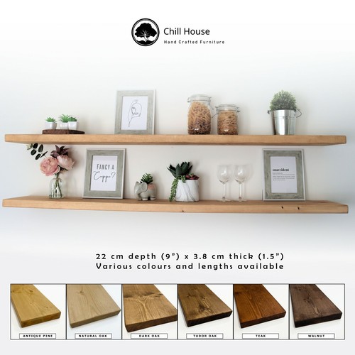 Rustic floating shelves - floating,