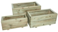 Wooden Garden Planter Large