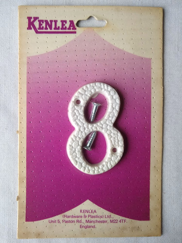 Number front door house - number, 8